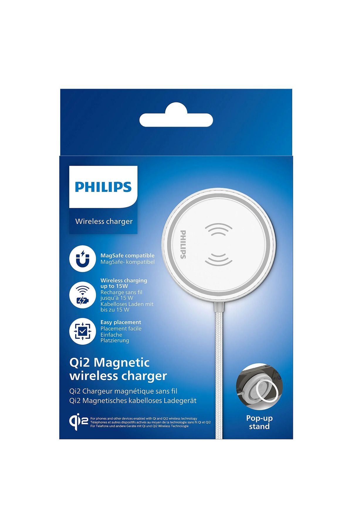 DLP9128W/00 MagSafe Qi2 Standlı Kablosuz Şarj Cihazı DLP9128W/00 MagSafe Qi2 Standlı Kablosuz Şarj Cihazı